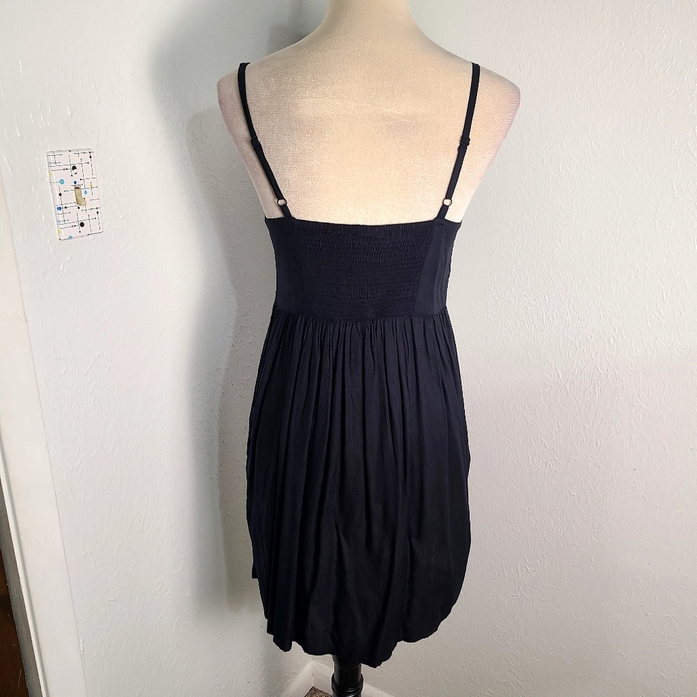 Mudd Black Dress w/Colorful Embroidered Design on Front, Size Medium , NWT - Picture 4 of 10